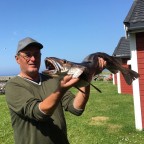 Papa with his biggest catch of the day