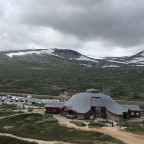 In the middle of nowhere a tourist center at the arctic circle