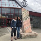 Sigi and Barbara at the arctic circle
