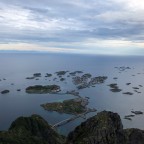 Henningsvær from high above
