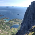 Lofoten: view from the Nordryggen of the Vågakallen