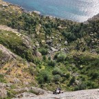 Lofoten: along a crack near Henningsvær