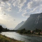 Marveling at the landscape along the drive