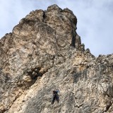 Sigi in the middle section of Via Mamma e Papà (Photo: Caro)