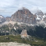 View to the Tofana and the Cinque Torri