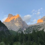 Torre Trieste at sunset