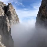 Descent into the fog