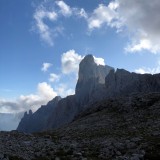 View back to the summits