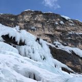 Richard in the ice fall