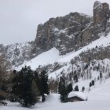 Drive from the Gardena Pass to Colfosco