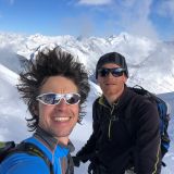 Richard and Sigi in the Alpeiner Scharte