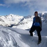 Sigi in the Alpeiner Scharte