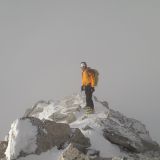 Sigi on the north ridge (Photo: Richard)