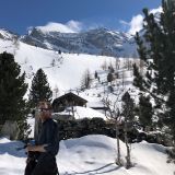 Richard in front of the Zeischalm