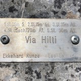 Aid route Via Hilti on the Ewigen Wand