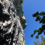 Via Hilti is quite overhanging in the upper part