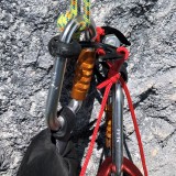 Sometimes the hanger plates are missing, improvisation is required