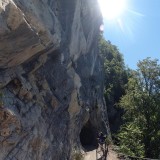 Sigi checks out the route