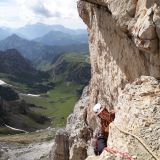 Sigi is once following instead of leading (Photo: Richard)