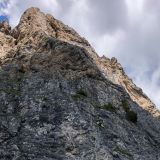 Richard in the middle section of the wall