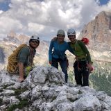 Summit picture on the Torre Grande Cima Sud
