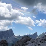 Colorful scene on the horizon