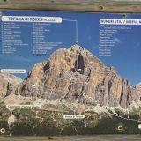 Sign showing the area