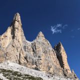 View to the Little Peak, the Punta di Frida and the Preußturm