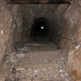 In one of the old war tunnels