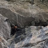 Sigi climbs a dihedral ...