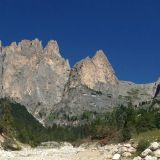 View back to the summits