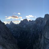 Long descent at twilight