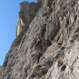 Sigi likes the steep and preferably overhanging sections