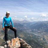 View of Briancon and the surrounding area