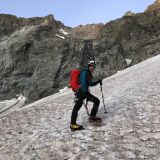 Richard on the snowfield