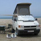 Elmo on the beach of Beauduc (France)