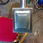 Custom-built exhaust for diesel cooker