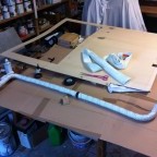 Preparation of diesel cooker exhaust pipe