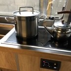 First time cooking with diesel cooker