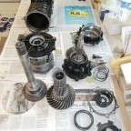 Rear differential reconditioning: individual parts