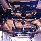 Four-wheel drive mounting: view from rear to front