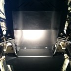 Protective plates for engine and tank